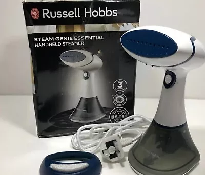 Russell Hobbs Handheld Clothes Steamer Steam Genie Essential 25591 White • £15.99
