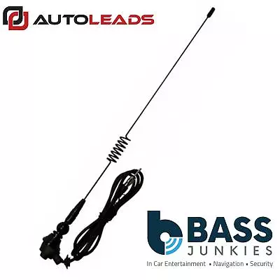 AUTOLEADS RMA-324236 - Replacement Black Steel Roof Wing Car Antenna Aerial • £9.95