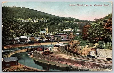 Mauch Chunk PA (Jim Thorpe) View From The Mountain Road - 1907 Postcard P8645 • $5.41