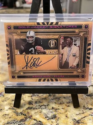 Marcus Allen 2023 Panini Gold Standard Gold Jacket Signatures Rose Gold #/24 • $70