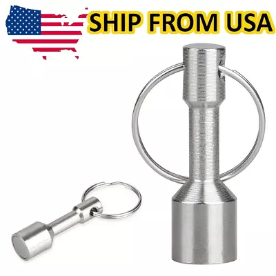 2x Keychain Neodymium Magnet Antique Testing Brass Gold Silver Ferrous Metals • $9.99