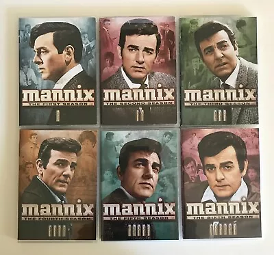 Mannix Seasons 1-6 DVD Set Lot 60s 70s TV Series 1 2 3 4 5 6 Region 1 OOP • $27.70