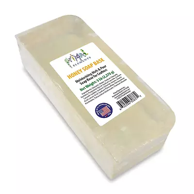 Primal Elements Honey Soap Base - Moisturizing Melt And 5 Pound(Pack Of 1)  • $35.79