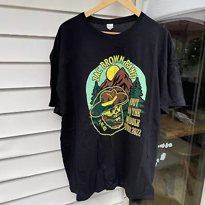 Zac Brown Band Out In The Middle Tour 2022 Concert Tee T-shirt 2XL Country Rock • $22