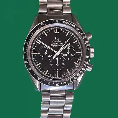 Omega  SPEEDMASTER  PROFESSIONAL  First Watch On The Moon Cal.861 Vintage 1980 • $6999