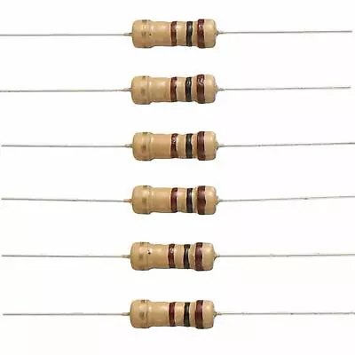 10 Pack~100PACK 100 Ohm Ω  5% Tolerance 1/4W 0.25 Watt Carbon Film Resistor • $3.59