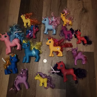 Lot Of (14) Used My Little Pony Toy Figure Ponies Old School Doll MLP Horse  • $25