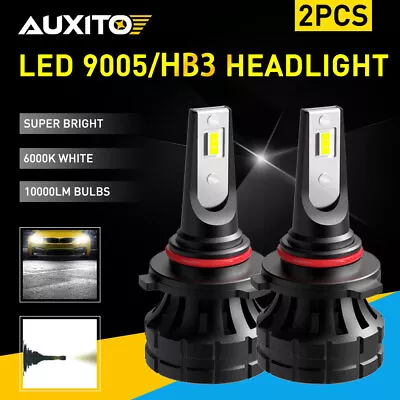 9005 HB3 LED Headlight Bulbs Conversion Kit High Low Beam 6000K Super Bright 60W • $23.65