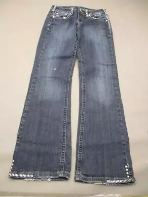 Cowgirl Tuff Co Size 28 Womens Blue Low Rise Denim Bootcut Jeans T322 • $19.99