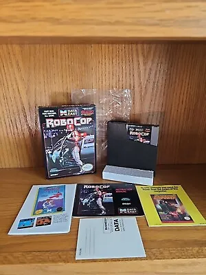 Vintage Nintendo NES Robocop 1988 Complete In Box CIB Nr Mint To Mint! • $265