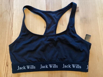£3.50 • Buy Racer Back Sports Bra Jack Wills UK 8 Black