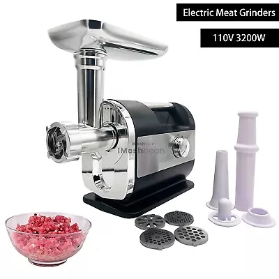 3200W Electric Meat Grinder Heavy Duty Commercial Sausage Maker Mincer Stuffer • $62.30