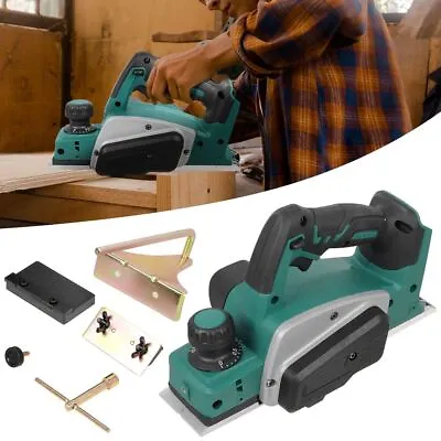 For 18V Makita Battery Cordless Electric Wood Planer (Body Only） 82mm 15000rpm • £48