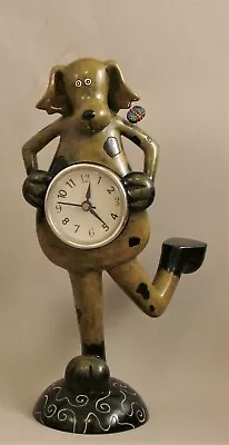 Michelle Allen Figural Standing Dog Day Clock - 11  • $55