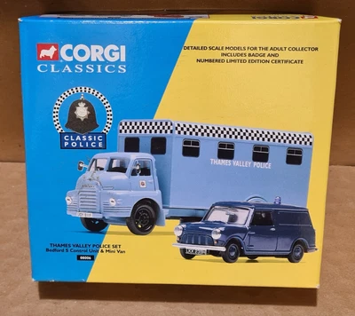 £9 • Buy Corgi Classics Set - Bedford S Control Unit & Mini Van - Thames Valley Police