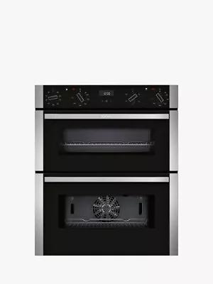 NEFF J1ACE2HN0B Built-Under Stainless Steel Electric Double Oven • £300