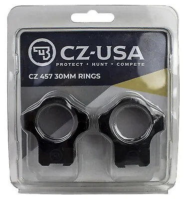 NEW CZ 40087 Aluminum Scope Rings For CZ 457 / 455 11mm Dovetail 30mm Tube • $89.99