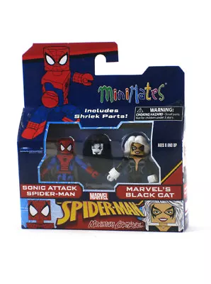 Marvel Minimates Sonic Attack Spider-Man & Black Cat Series 76 Maximum Carnage • $26.95