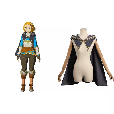 The Legend Of Zelda Link Cosplay Costume Cloak Outfits Fancy Dress Party Suit • $24.63