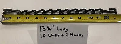 13 1/4  10 LINKS + 2 HOOKS Snow Tire Repair Cross Link Chains Section Part 1 • $18.63