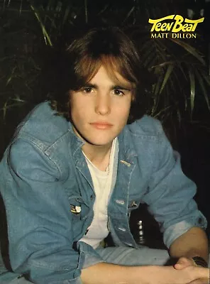 Matt Dillon - Kristy McNichol  11  X 8  Teen Magazine Pinup Mini-Poster Clipping • $12.34