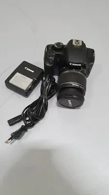 Canon EOS 1000D-EOS DSLR Camera With Zoom Lens EF-S 18-55mm Used Working • £102.59