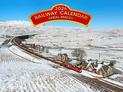 2024 Railway Calendar Aerial Images Christmas Gifts Railwayana (FREE DELIVERY) • £14.99