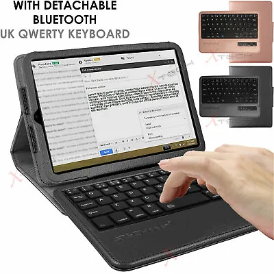  For Apple IPad Mini 6 / 6th Gen 8.3  UK QWERTY Keyboard PU Leather Stand Case • £19.95