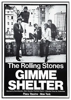 £15.99 • Buy Reproduction The Rolling Stones  Gimme Shelter  Poster, Wall Art, Size: A2