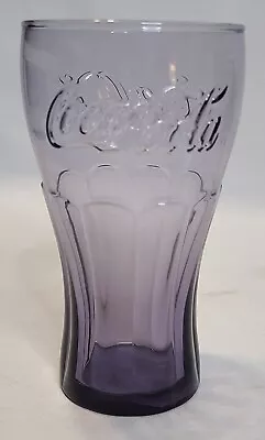 Coca Cola Purple Tint Coke Glass 6  Vintage Soda • $12