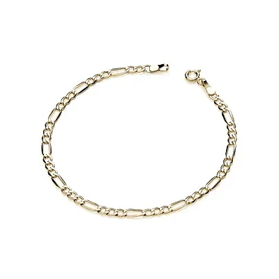 9ct Gold Child's Figaro Bracelet 6.5 Inch Solid 9ct Gold - Kid's / Girls / Boys • £49.95