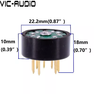 1PC 9PIN TO 9PIN Tube Audio Vacuum Tube Soft Socket Valve Conversion • $8.50