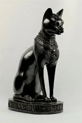 Custom Egyptian Cat BASTET Goddess Of Protection With Doctor Anubis On The Base • £77.62