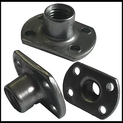 £2.70 • Buy M8 M10 Carbon Steel Tee Spot Slab Based T Tee Nut Shape Weld Nuts Flat Holes