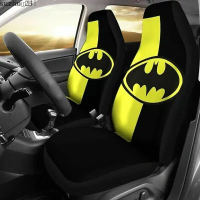 Batman Fans Car Seat Covers-Set Of Two Universal Fit Pickup Truck Seat Protector • $56.99