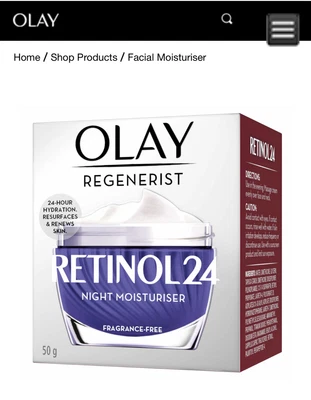 $25 • Buy Olay Regenerist Retional24 Moisturising Cream - 50g. Rrp $60. Sell $ 25 Reduced