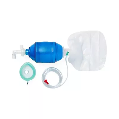 BVM Bag Valve Mask Manual Resuscitator With Bag Reservoir AMBU Bag Adult NIB • $24.99