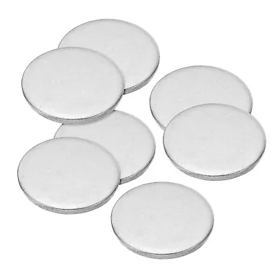 25mm Steel Disc 20Pcs Round Metal Stamping Blanks Tags Circle Stainless Steel • $11.95