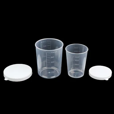 10pc Medical Measuring Cups 50/100ml Mouthwash Pills Medicine Pots Liquid Ho ZSY • £5.99