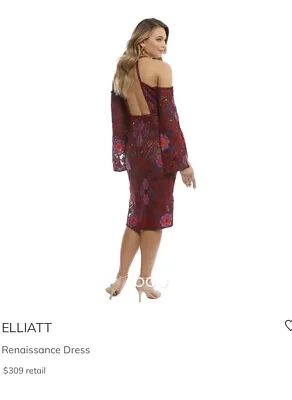 Elliatt Lace Renaissance Backless Dress Size S BNWT • $150