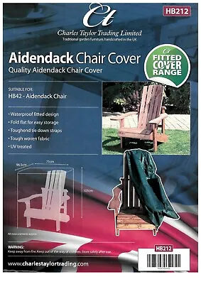 Charles Taylor Wooden Garden Furniture Fitted Aidandack Chair Cover • £24.95