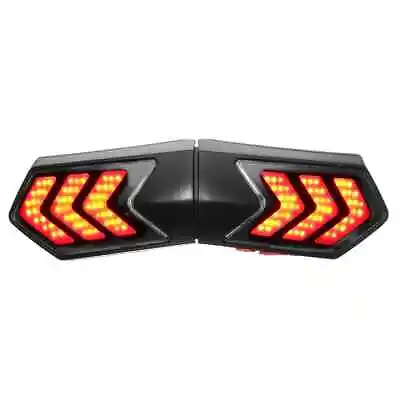 12V Wireless Motorcycle Helmet LED Brake Turn Signal Light Indicator • $59.99