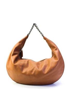 $199.99 • Buy Staud Womens Link Chain Hobo Bag Tan
