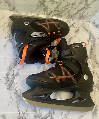 BRAND NEW MENS K2 F.I.T. ICE BOA SKATES - SIZE 9 US - Black/Orange -Thinsulate- • $78