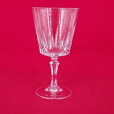 Elegant Cristal D Arques Durand Crystal Versailles Large Wine Goblet/Glass • $14.95