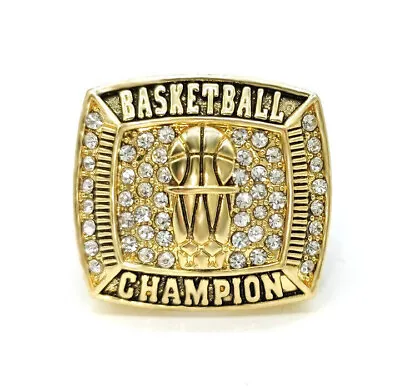 Fantasy Champion Basketball Ring Winner #1 Trophy Prize Gold Rings • $25.90