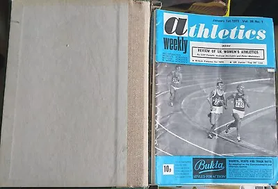 £19.99 • Buy Athletics Weekly Magazines 1972 - Full Year In Binder