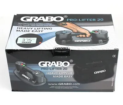$299 • Buy GRABO Pro Lifter 20 Cordless Vacuum Suction Cup GP-1LI-FB-1S Negotiable Price