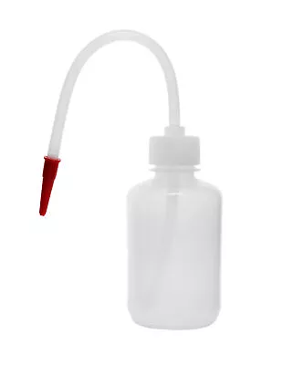 Wash Bottle 500ml - Polyethylene - Flexible Delivery Tube - Eisco Labs • $9.59