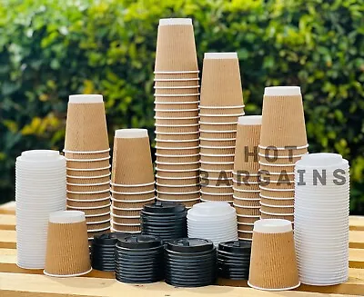 £139.99 • Buy Disposable Coffee Cups Paper Cups Kraft Cups For Hot And Cold Drink Vending Cups